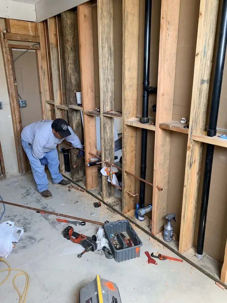 Commercial rough-in plumbing for Gas Line Repair in Windsor Heights
